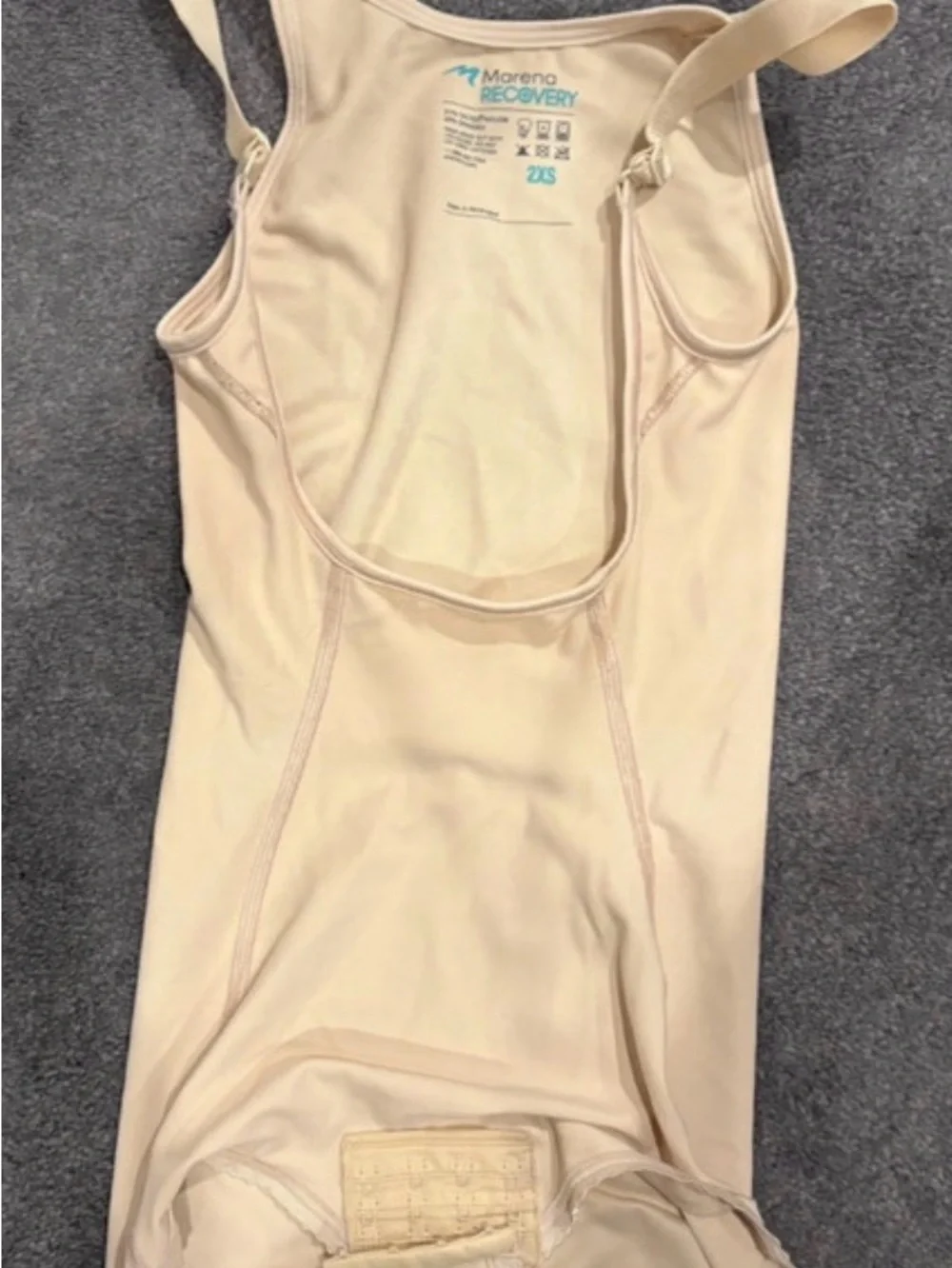 Marena Recovery High-Back Compression Girdle - Beige